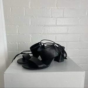 PHILLIP LIM sandal heels with wraparound ankle/calf straps